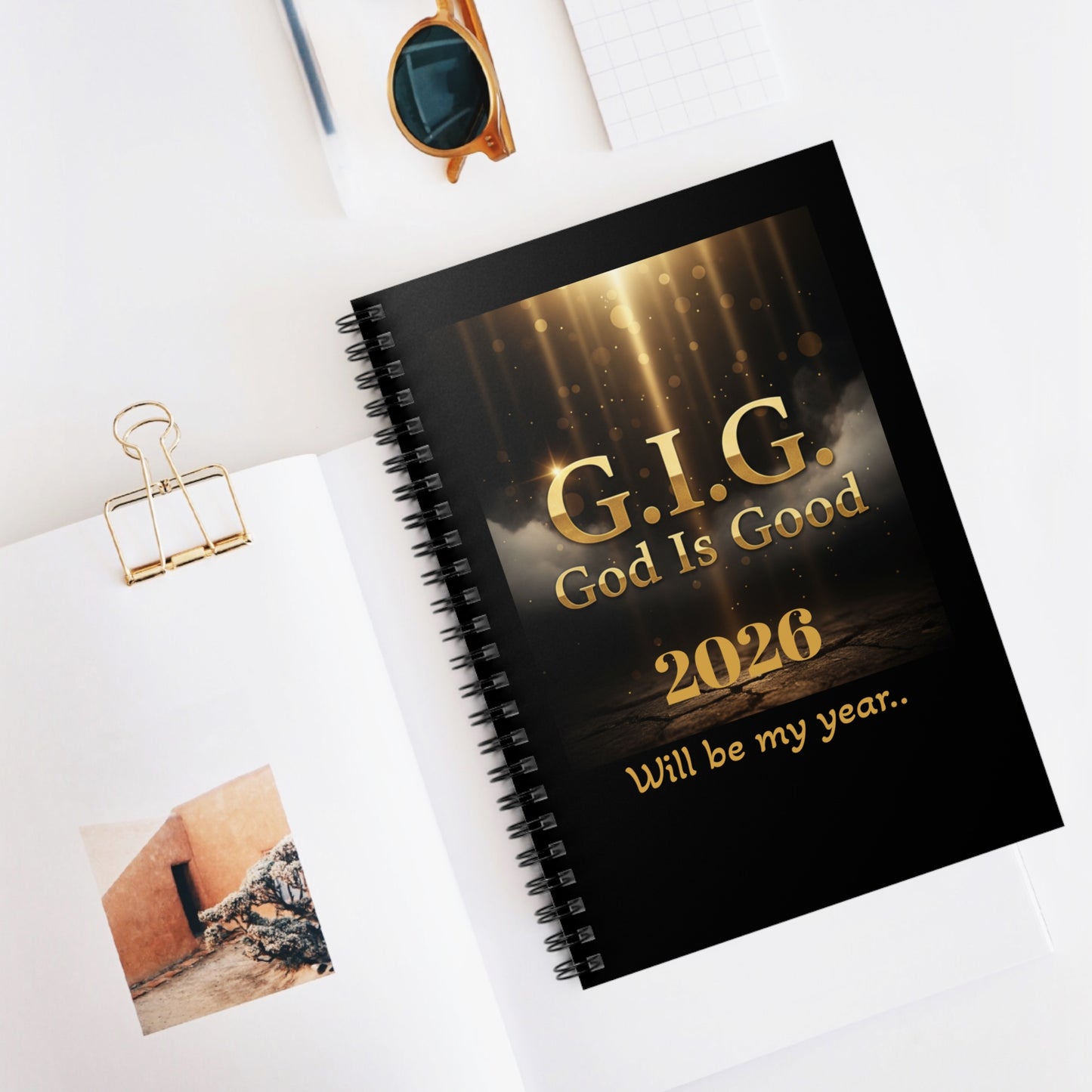 3) Notebook Spiraled w/Ruled Line