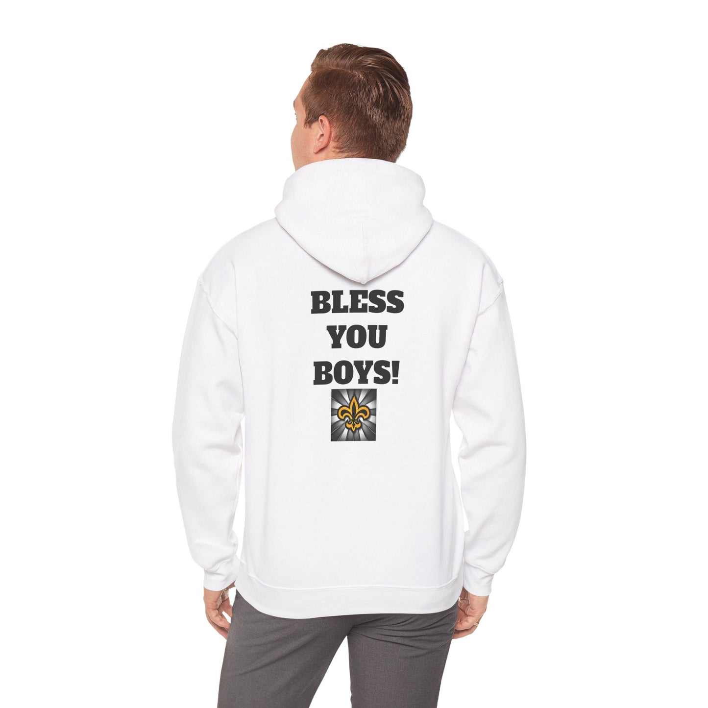 08) WHO DAT GIG. SO ARE THE SAINTS W/ BLESS YOU BOYS on back Unisex (double side)