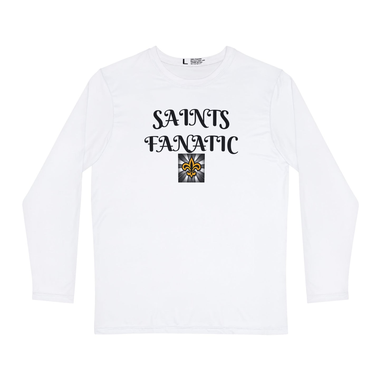 Z FANATIC LONG SLEEVE POLYESTER SHIRT (white only)