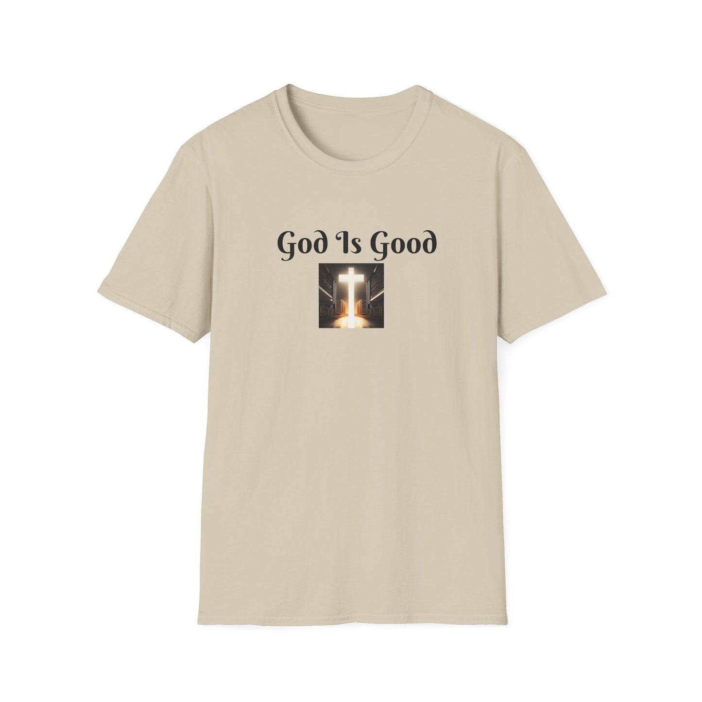 REGULAR TEE W/CROSS - UNISEX