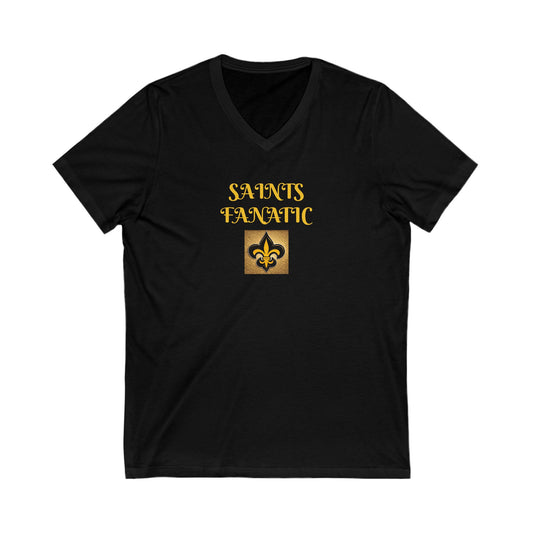 Z FANATIC V-NECK TEE  BLESS YOU BOYS' on back - Unisex