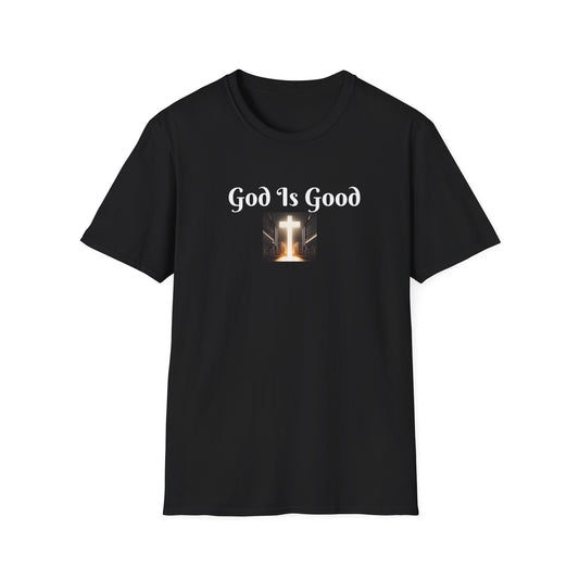 8) REGULAR TEE W/CROSS - UNISEX