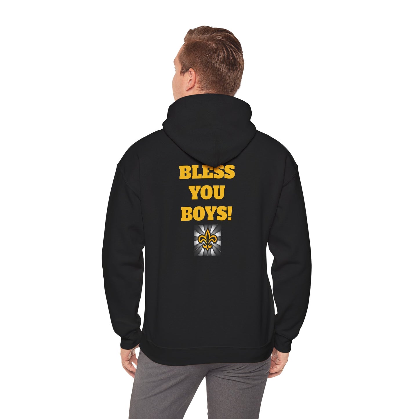 08) WHO DAT GIG. SO ARE THE SAINTS W/ BLESS YOU BOYS on back Unisex (double side)