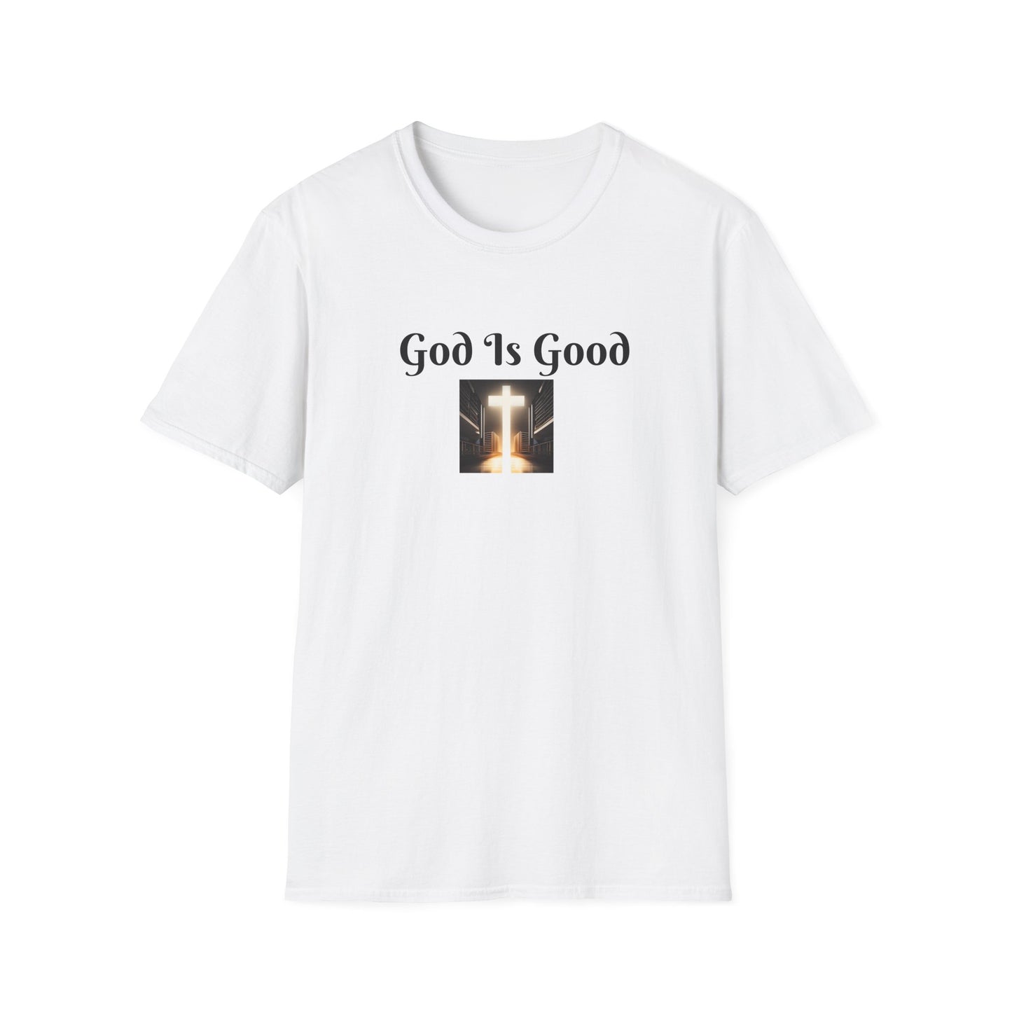 8) REGULAR TEE W/CROSS - UNISEX