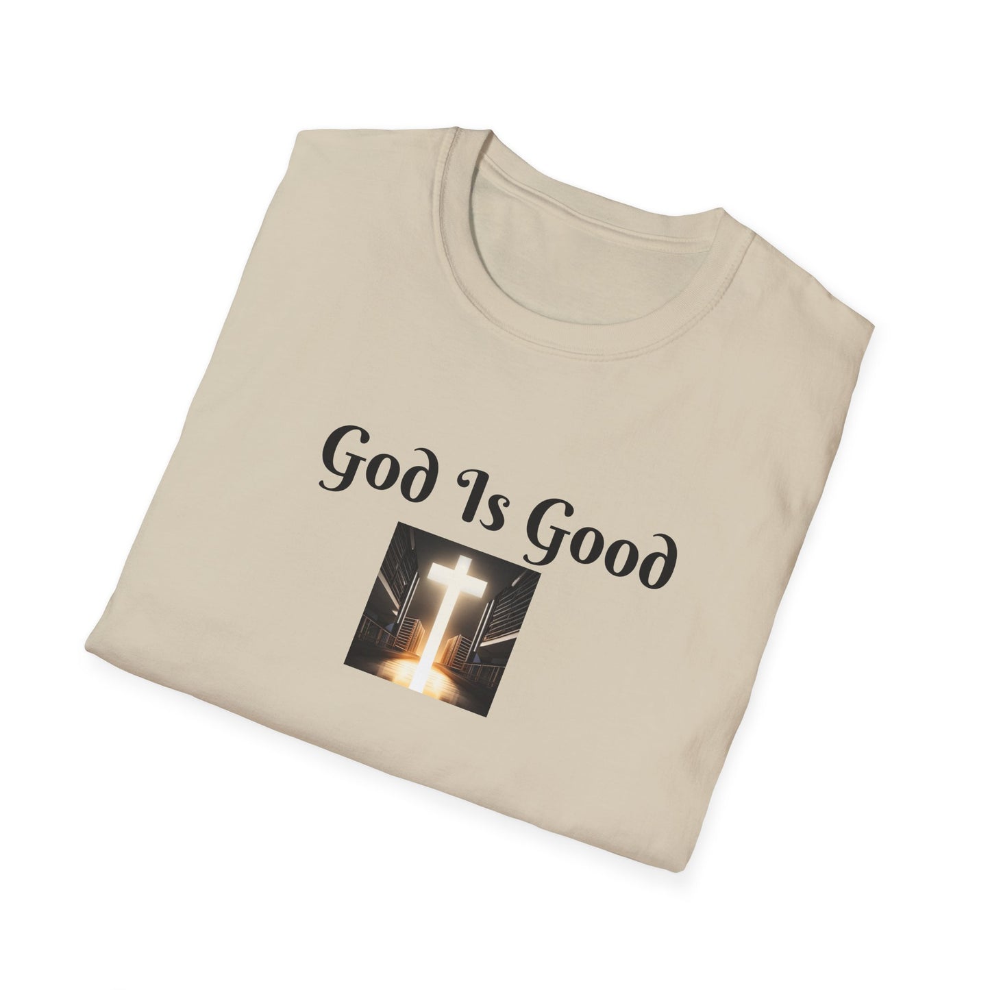 REGULAR TEE W/CROSS - UNISEX