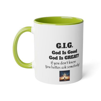 GIG COFFEE MUG - Multiple colors