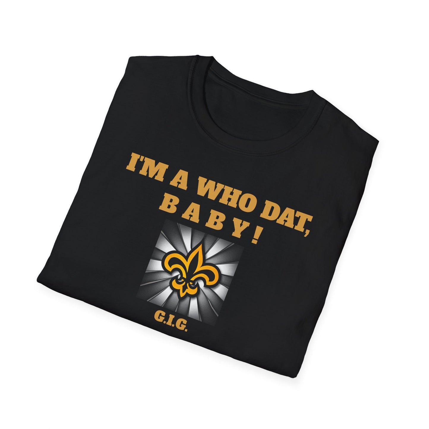 SAINTS REGULAR TEE GIG  WHO DAT - Unisex