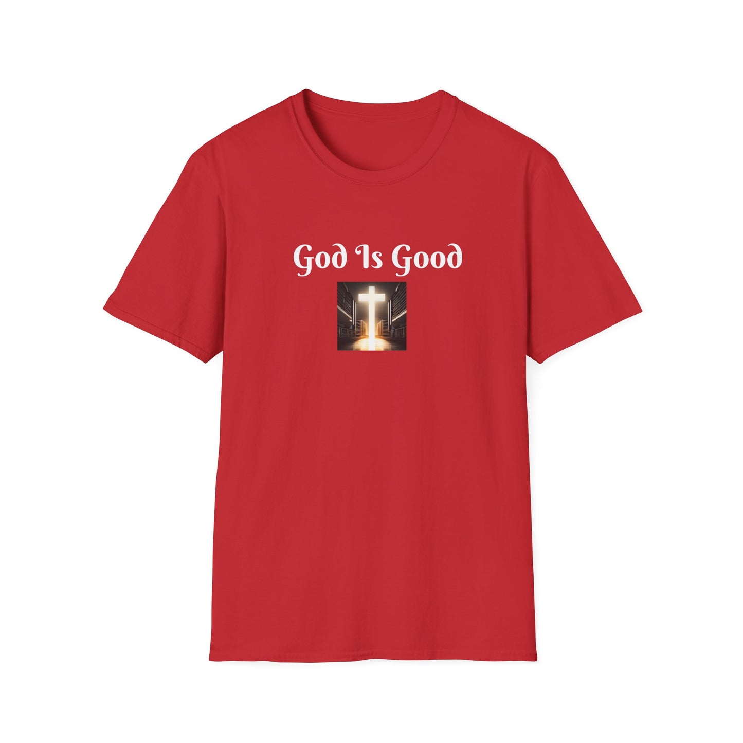 8) REGULAR TEE W/CROSS - UNISEX