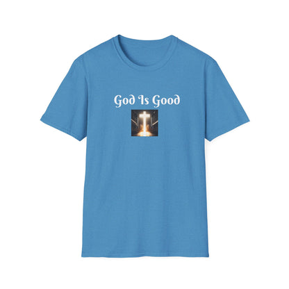 8) REGULAR TEE W/CROSS - UNISEX