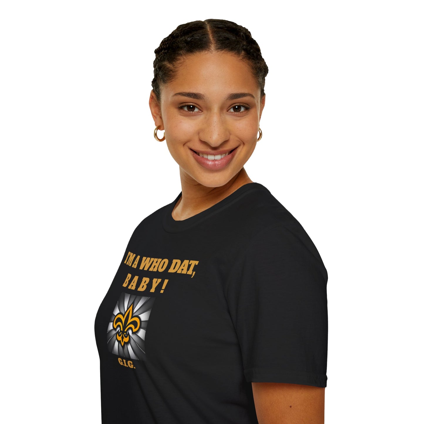 SAINTS REGULAR TEE GIG  WHO DAT - Unisex