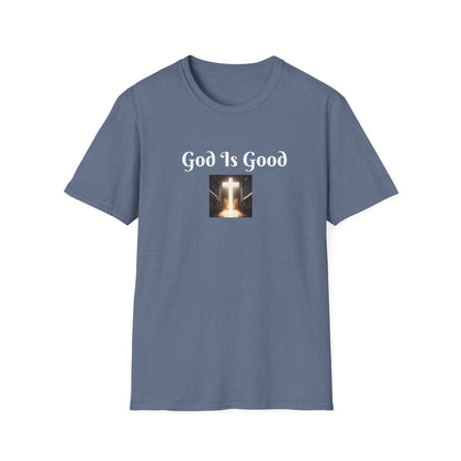 8) REGULAR TEE W/CROSS - UNISEX