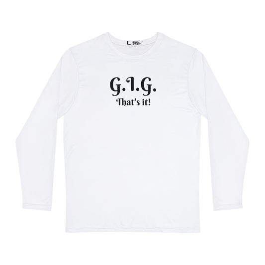 GIG LONG SLEEVE POLYESTER SHIRT (white)