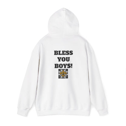 08) WHO DAT GIG. SO ARE THE SAINTS W/ BLESS YOU BOYS on back Unisex (double side)