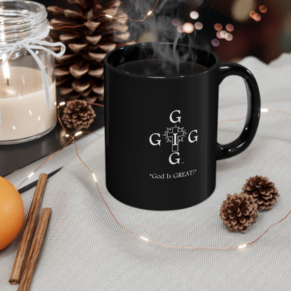 A15) 11oz Black Mug