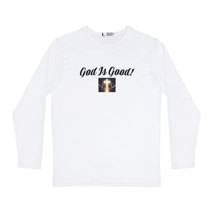 LONG SLEEVE POLYESTER SHIRT (white only)