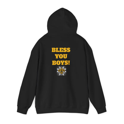 08) WHO DAT GIG. SO ARE THE SAINTS W/ BLESS YOU BOYS on back Unisex (double side)