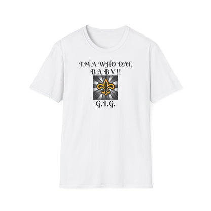 SAINTS REGULAR TEE GIG  WHO DAT - Unisex