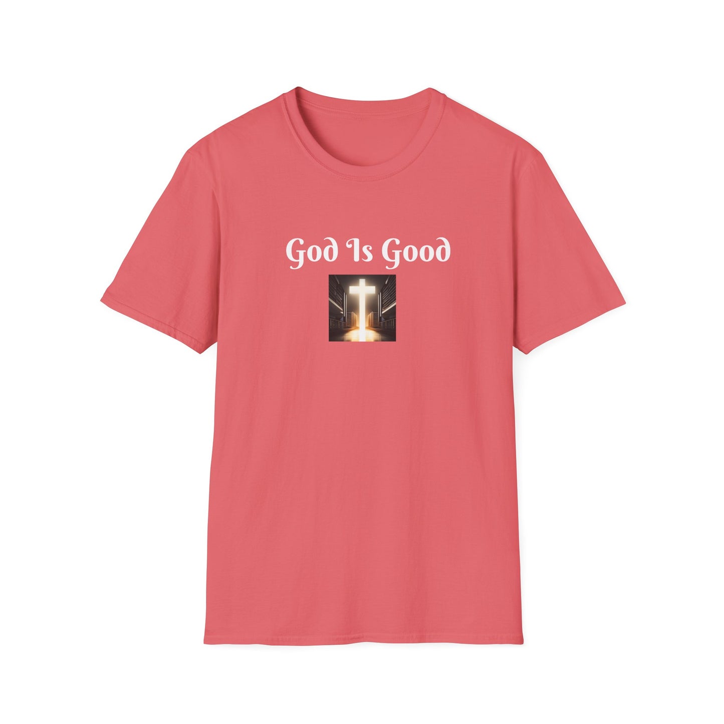 8) REGULAR TEE W/CROSS - UNISEX
