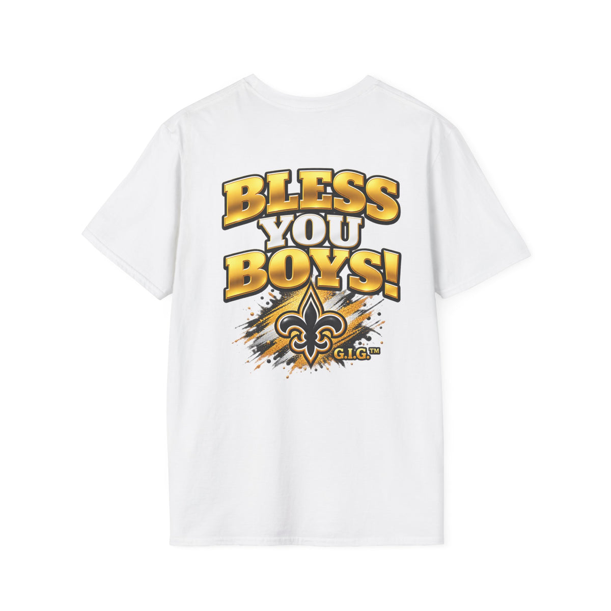 SAINTS NEED A BLESSING DOUBLE SIDED Unisex Tee