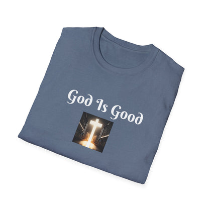 8) REGULAR TEE W/CROSS - UNISEX
