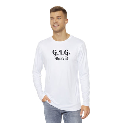 GIG LONG SLEEVE POLYESTER SHIRT (white)