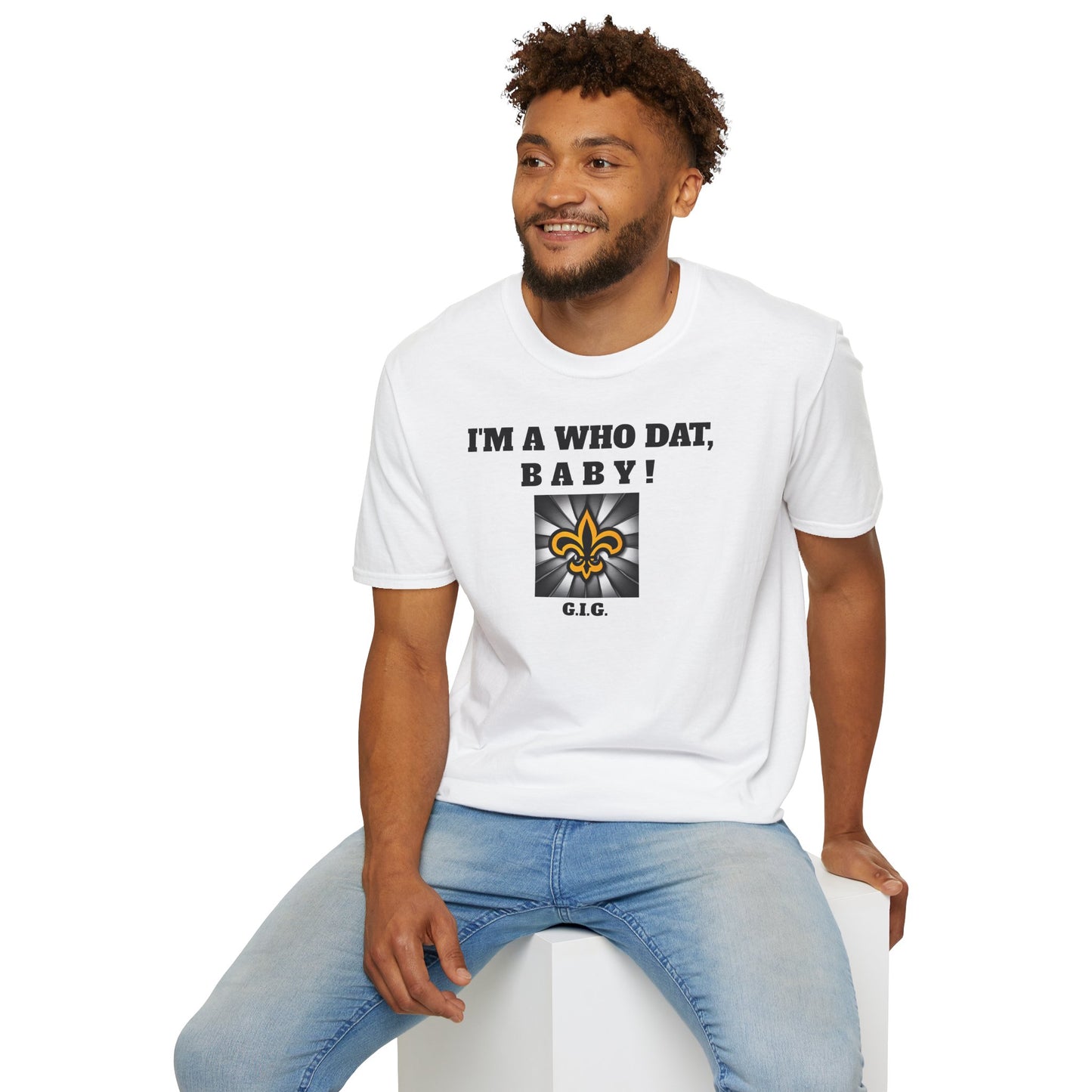 SAINTS REGULAR TEE GIG  WHO DAT - Unisex