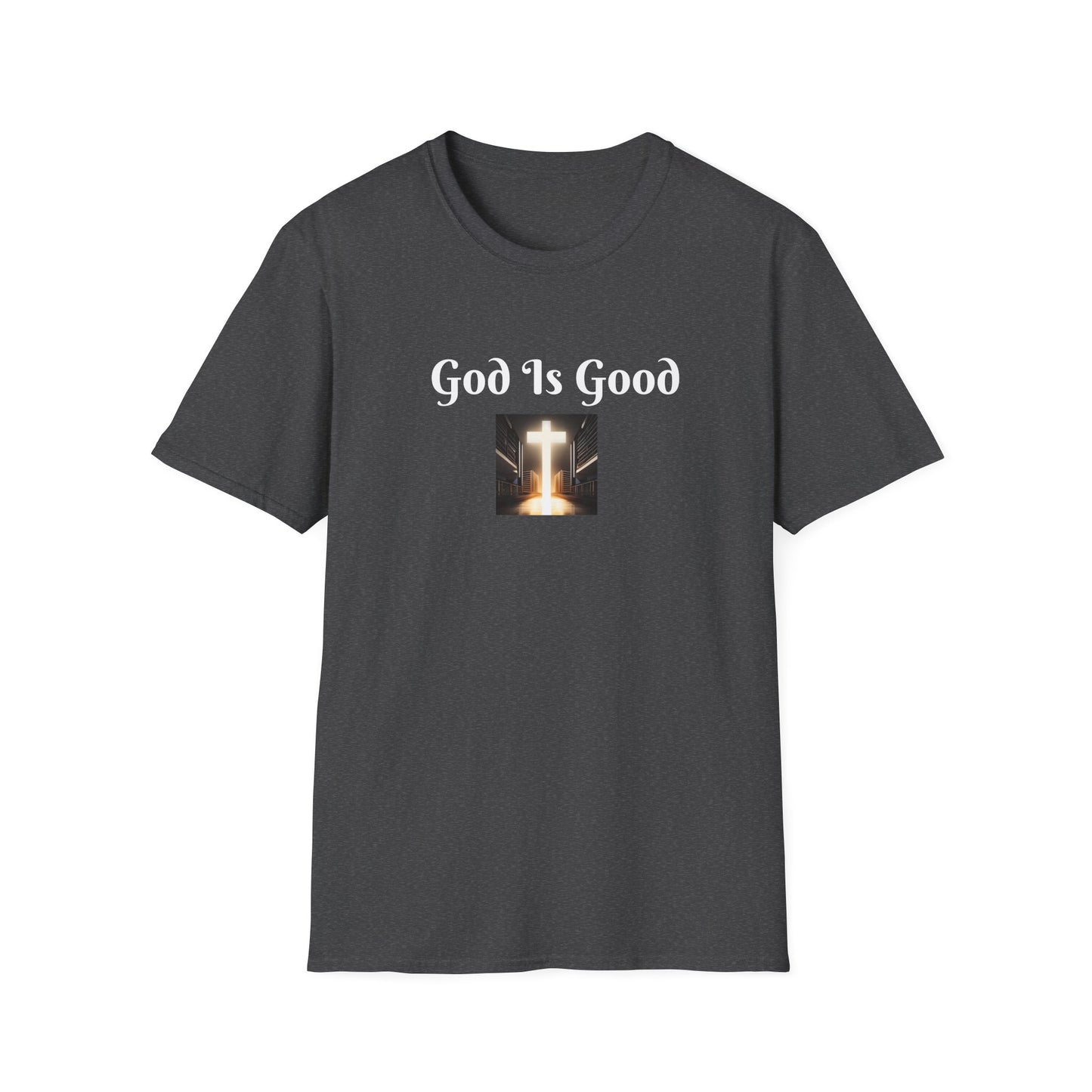 8) REGULAR TEE W/CROSS - UNISEX