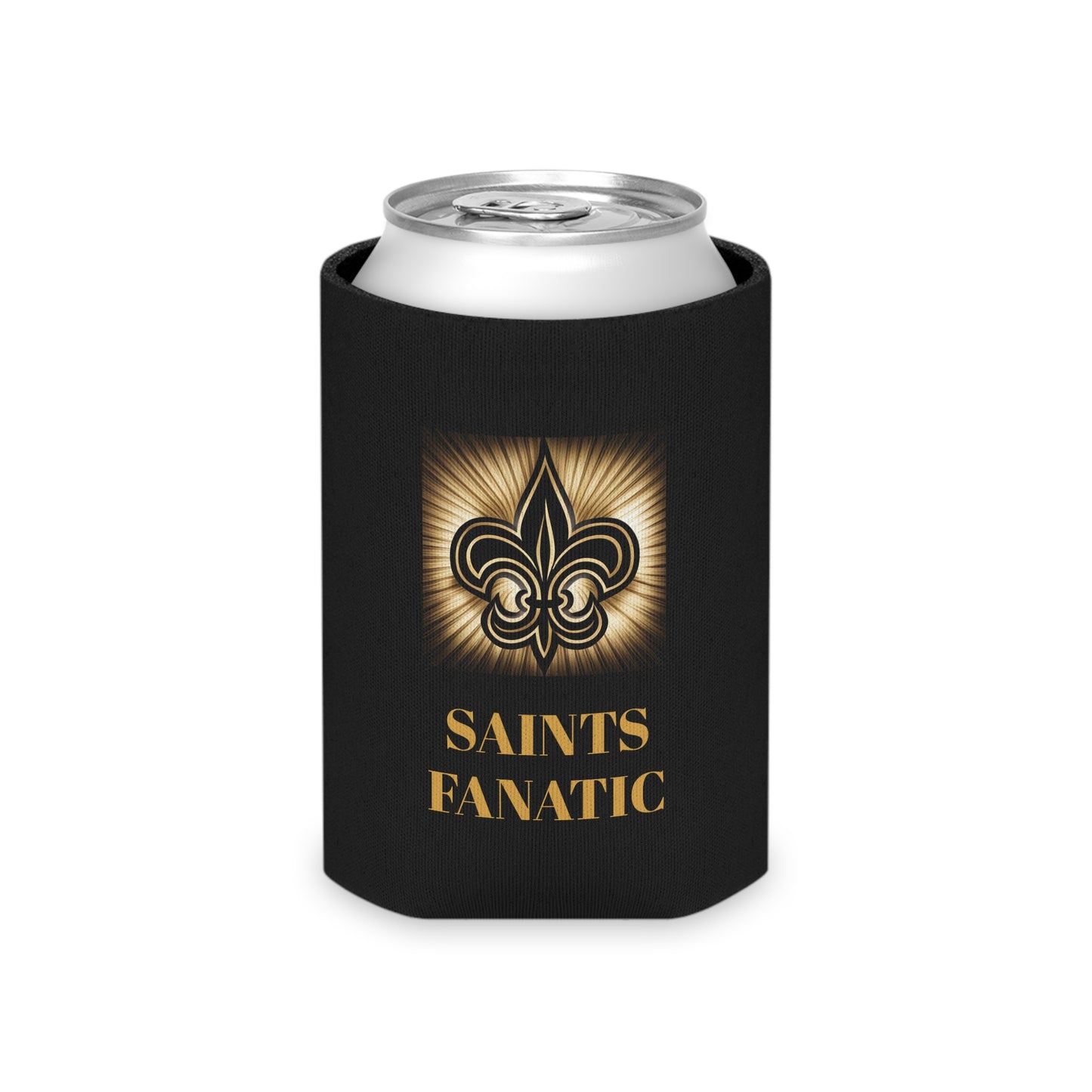 Saints Fanatic Can Koozie – "Who Dat, Baby We Ready!"