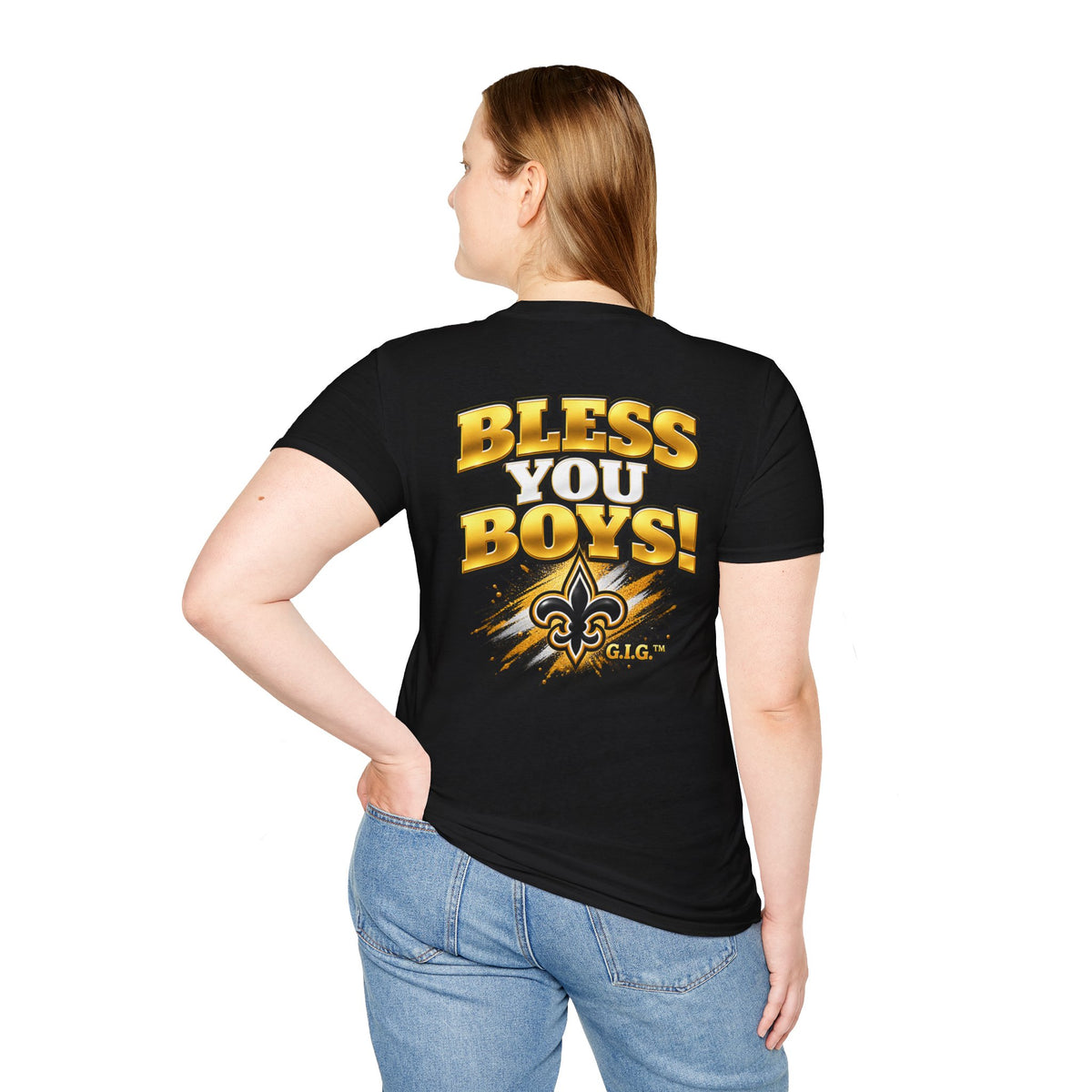 SAINTS NEED A BLESSING DOUBLE SIDED Unisex Tee