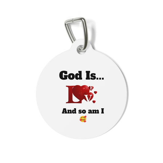 PET TAG - GOD IS LOVE (double side)