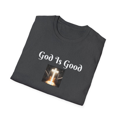 8) REGULAR TEE W/CROSS - UNISEX