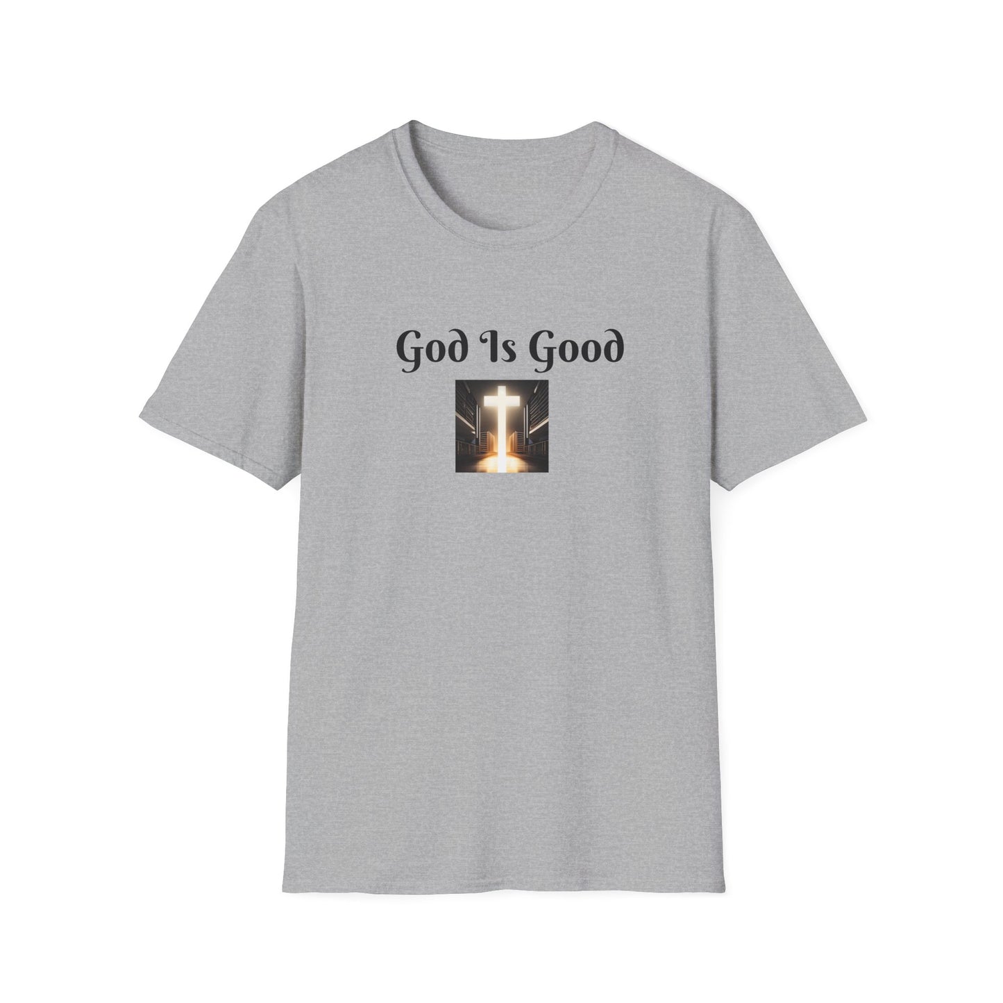 8) REGULAR TEE W/CROSS - UNISEX