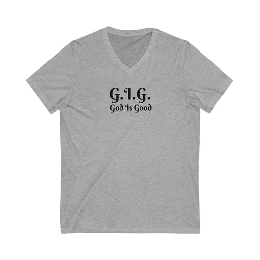 V-NECK TEE God is Good Unisex