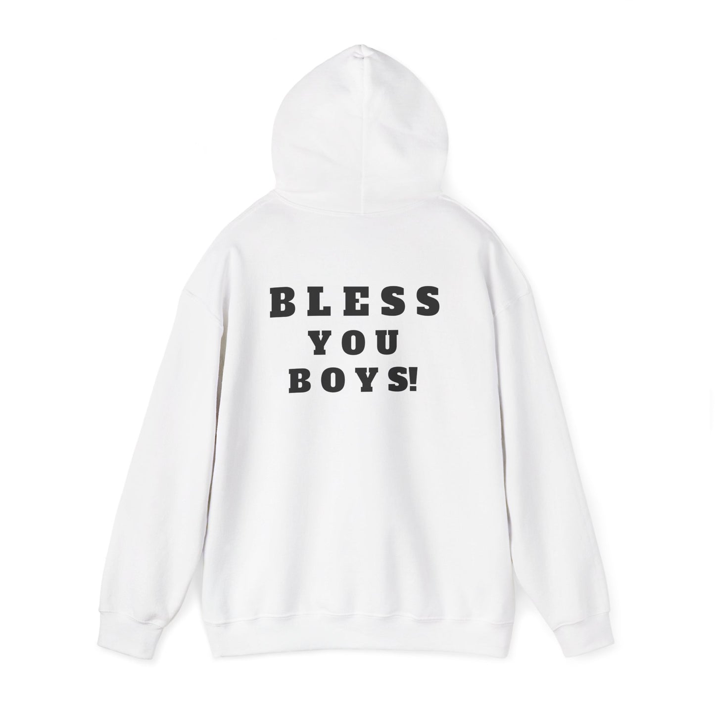 HOODIE SAINTS FANATIC W/ BLESS YOU BOYS on back