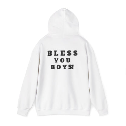 HOODIE SAINTS FANATIC W/ BLESS YOU BOYS on back