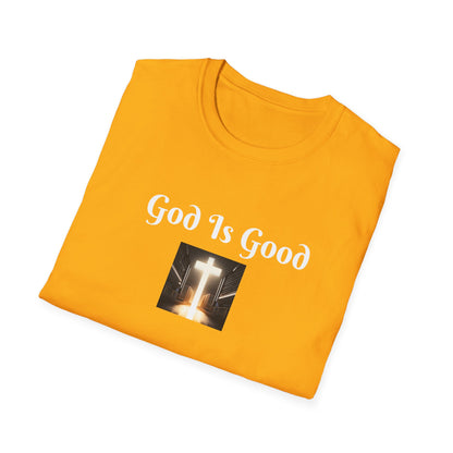 8) REGULAR TEE W/CROSS - UNISEX