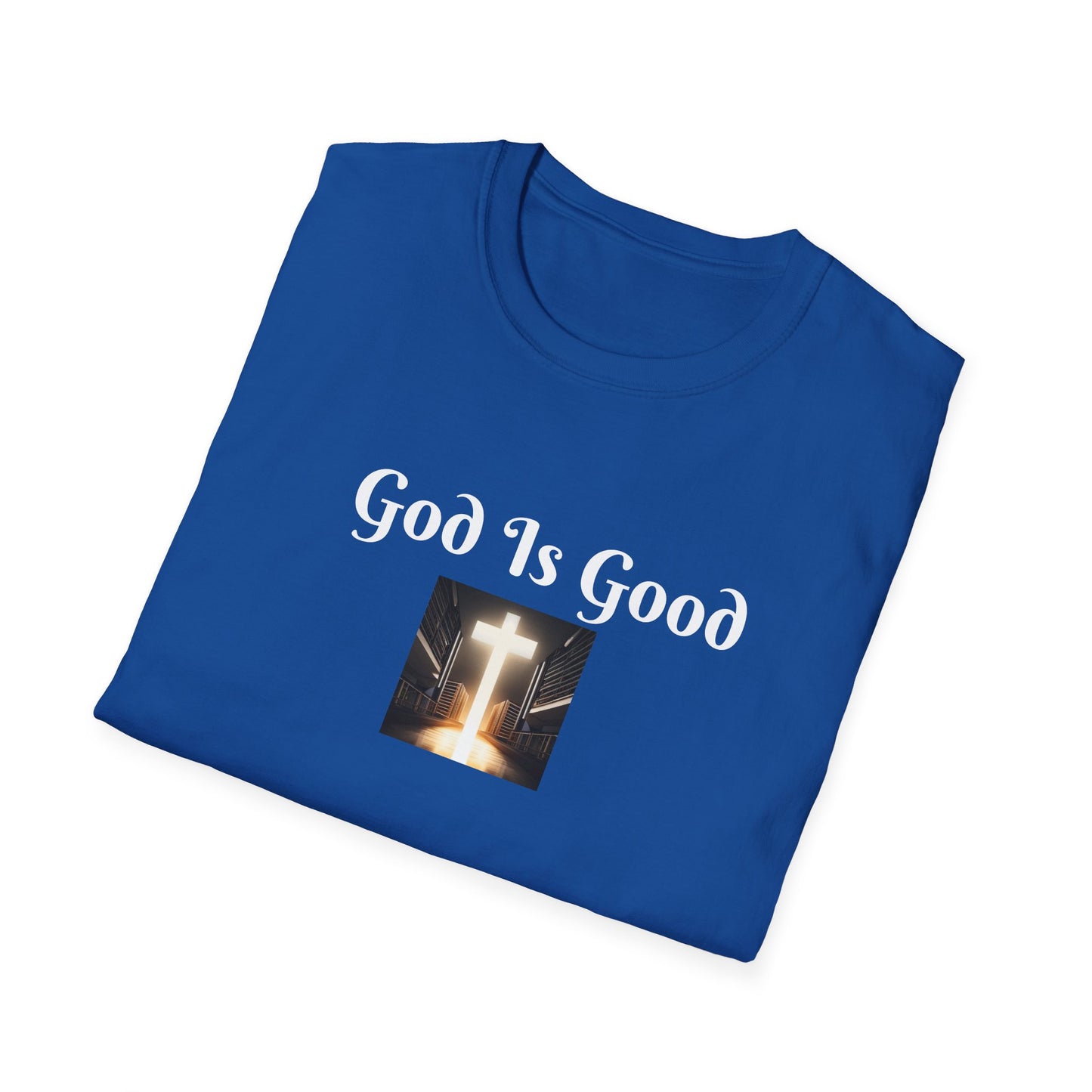 8) REGULAR TEE W/CROSS - UNISEX