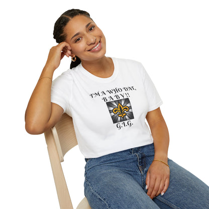 SAINTS REGULAR TEE GIG  WHO DAT - Unisex