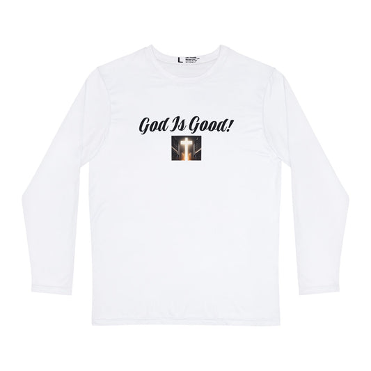 06 LONG SLEEVE POLYESTER SHIRT (white only)