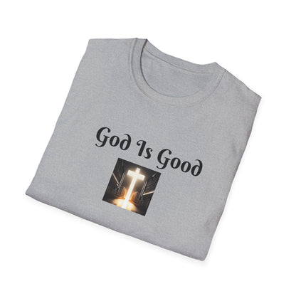 8) REGULAR TEE W/CROSS - UNISEX