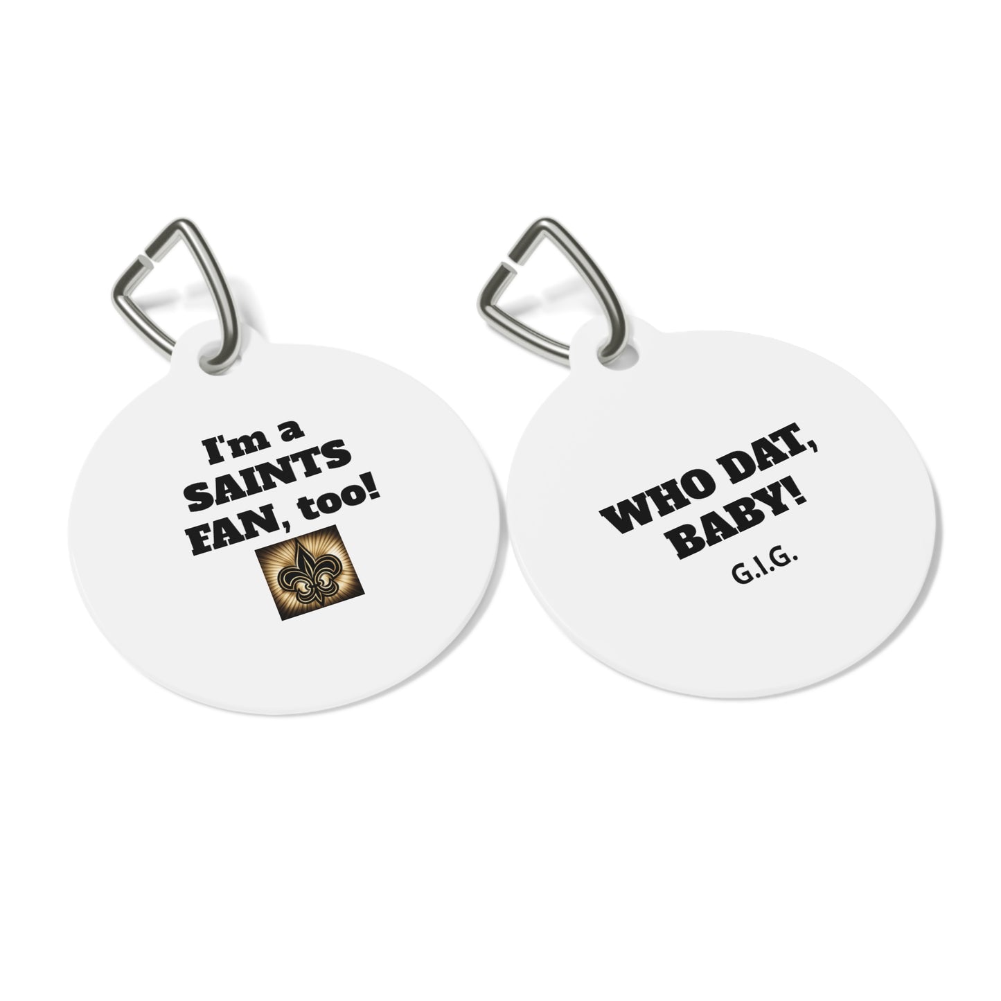 GIG PET TAG - (double side)