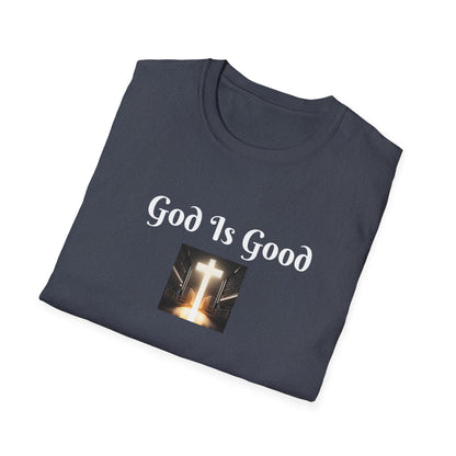 8) REGULAR TEE W/CROSS - UNISEX