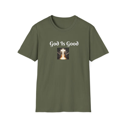 8) REGULAR TEE W/CROSS - UNISEX
