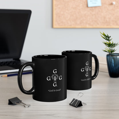 A15) 11oz Black Mug