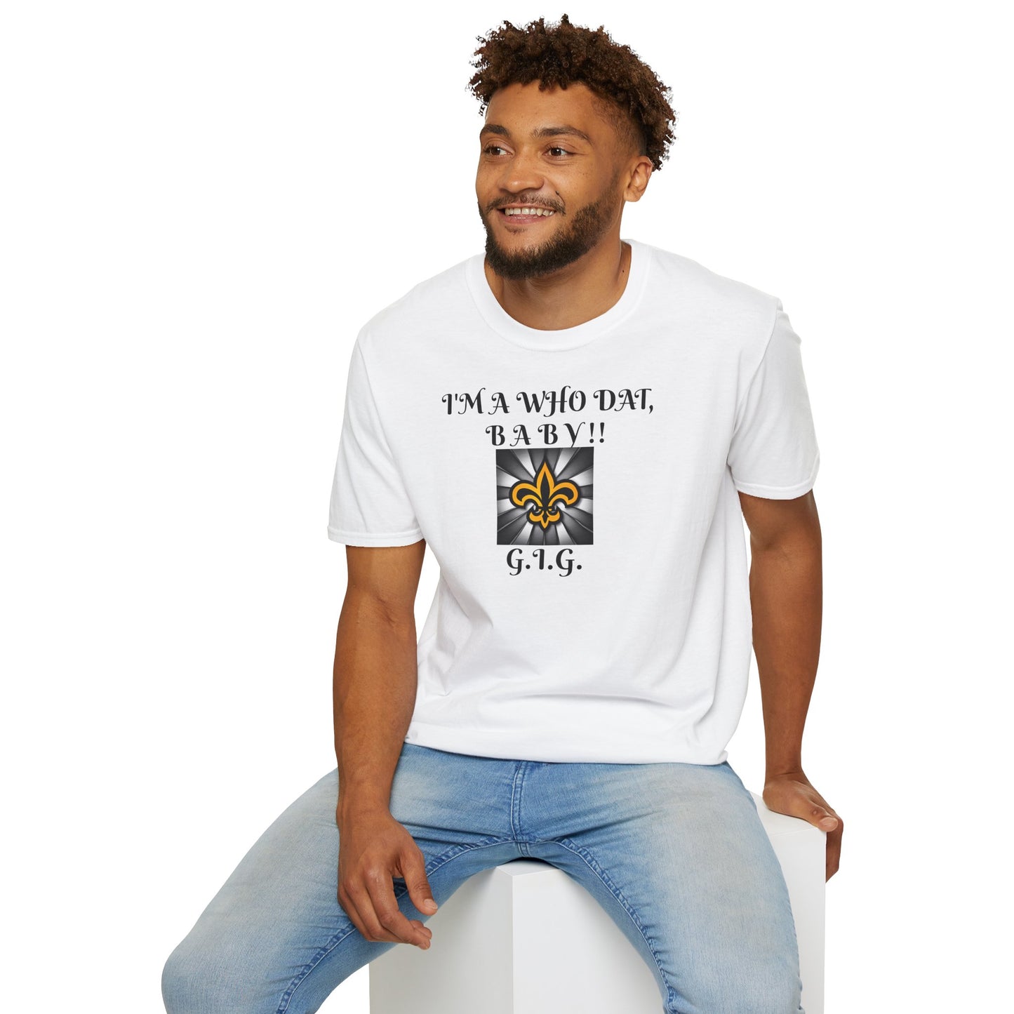 SAINTS REGULAR TEE GIG  WHO DAT - Unisex