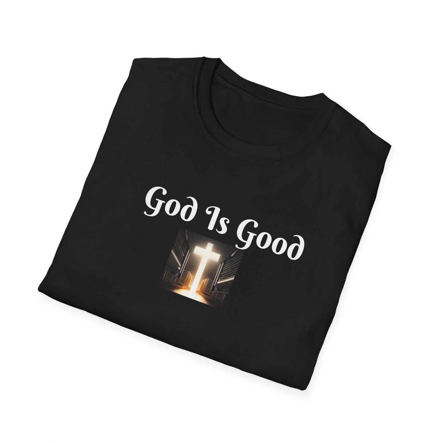 8) REGULAR TEE W/CROSS - UNISEX
