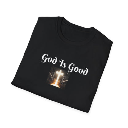 8) REGULAR TEE W/CROSS - UNISEX
