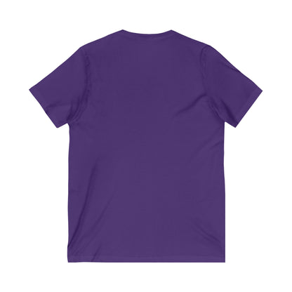 V-NECK  COLORFUL BUTTERFLY TEE - Ladies