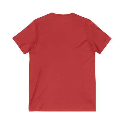 V-NECK  COLORFUL BUTTERFLY TEE - Ladies
