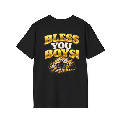 SAINTS NEED A BLESSING DOUBLE SIDED Unisex Tee